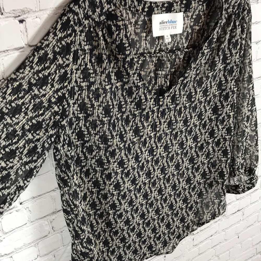 Alice Blue for Stitch Fix Sz M Blouse - Picture 3 of 6